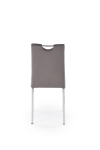 K578 krzesło kolor popielaty / srebrny