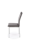 K578 krzesło kolor popielaty / srebrny
