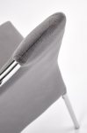 K578 krzesło kolor popielaty / srebrny