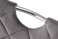 K578 krzesło kolor popielaty / srebrny