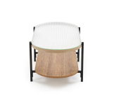 KAMALA  ława, naturalny / czarny