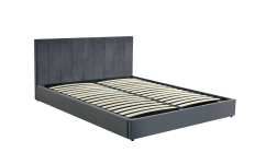 KATARINA  łóżko z pojemnikiem na pościel, popielaty