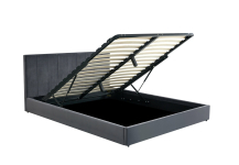 KATARINA  łóżko z pojemnikiem na pościel, popielaty