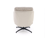 KRONOS fotel z podnóżkiem, beżowy / wielobarwny