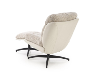 KRONOS fotel z podnóżkiem, beżowy / wielobarwny