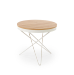 LEILA ława, naturalny / biały