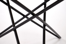 LEILA ława, naturalny / czarny