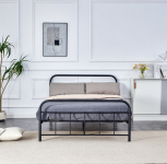 LINDA 140 łóżko czarne