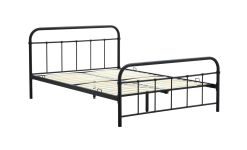 LINDA 140 łóżko czarne