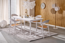 NELSON stół rozkładany 160-200/90/76 cm, biały