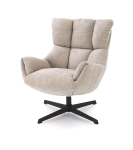 ORINOKO fotel obrotowy wypoczynkowy beżowy