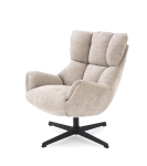 ORINOKO fotel obrotowy wypoczynkowy beżowy