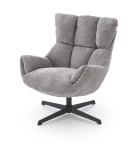 ORINOKO fotel obrotowy wypoczynkowy popielaty