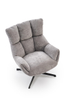 ORINOKO fotel obrotowy wypoczynkowy popielaty