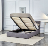 PADVA 140cm łóżko z pojemnikiem popielaty