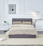 PADVA 140cm łóżko z pojemnikiem popielaty