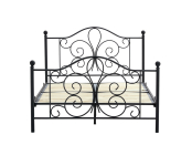 PANAMA 140 cm łóżko metalowe czarny