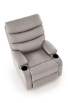 PERUS fotel wypoczynkowy beżowy rozkładany