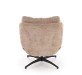 PESTO fotel z podnóżkiem / funkcja kołyski, beżowy