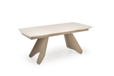 SALIX stół rozkładany 180-260/90/76 cm, trawertyn / kaszmir