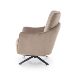 SCAMPI fotel obrotowy wypoczynkowy, cappuccino