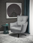 SCAMPI fotel obrotowy wypoczynkowy, popielaty
