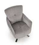 SCAMPI fotel obrotowy wypoczynkowy, popielaty