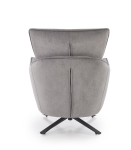 SCAMPI fotel obrotowy wypoczynkowy, popielaty