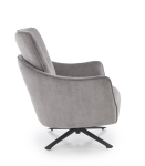 SCAMPI fotel obrotowy wypoczynkowy, popielaty