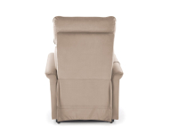 SEMIR 2 fotel wypoczynkowy beżowy z funkcją elektrycznego rozkładania / funkcja pionizacji / funkcja masażu
