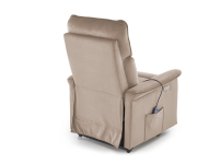 SEMIR 2 fotel wypoczynkowy beżowy z funkcją elektrycznego rozkładania / funkcja pionizacji / funkcja masażu