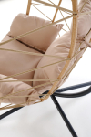 SNAKE fotel ogrodowy, naturalny / beżowy