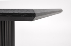 BOLERO stół rozkładany 160-250x90x78 cm dąb naturalny/czarny