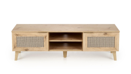 BORNEO RTV-1 stolik RTV dąb artisan/czarny