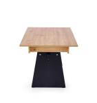 ERIKA ławostół rozkładany dąb artisan / czarny