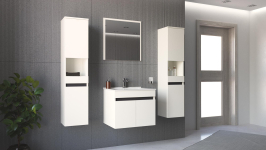 FIGARO Lustro 60 cm biały