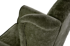 HERMES fotel wypoczynkowy, oliwkowy (tkanina MARKOS 14-#12)