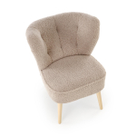 MOCCA fotel wypoczynkowy, cappucino (SVEN #28)