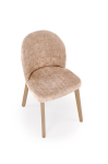 BASSO krzesło jasny orzech / tap: CREMONA 14 (beżowy)