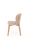 BASSO krzesło dąb naturalny / tap: CREMONA 14 (beżowy)