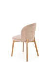 BASSO krzesło dąb naturalny / tap: CREMONA 14 (beżowy)