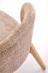 BASSO krzesło dąb naturalny / tap: CREMONA 14 (beżowy)