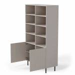 PAXOS REG-1 regał, kolor: kaszmir - czarny