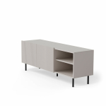 PAXOS RTV-1 TV stolik RTV 150 cm, kolor: kaszmir - czarny