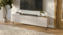 PAXOS RTV-2 TV  stolik RTV 200 cm, kolor: kaszmir - czarny