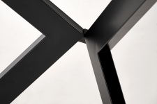 PERONI stół rozkładany orzech - czarny