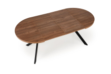 PERONI stół rozkładany orzech - czarny