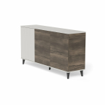 RANDOM 2 KM-1 komoda kaszmir / orzech / czarny