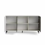 RANDOM 2 KM-1 komoda kaszmir / orzech / czarny