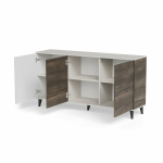 RANDOM 2 KM-1 komoda kaszmir / orzech / czarny